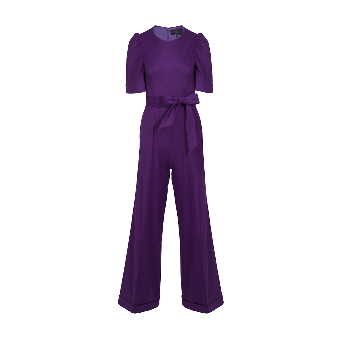 Belted Jumpsuit | Front view of Belted Jumpsuit ROCHAS