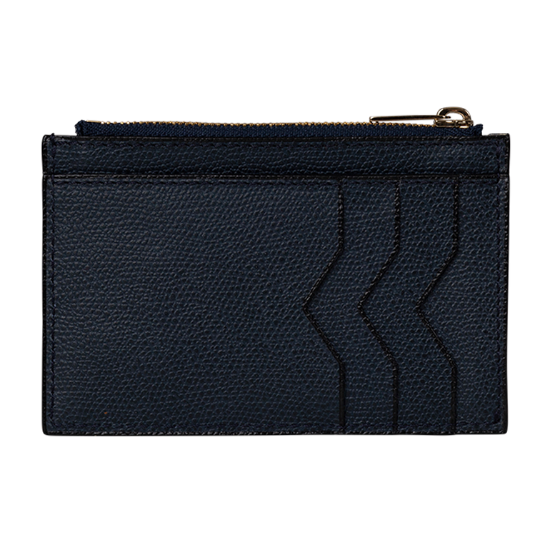Card Case Holder With Zip | Back view of Card Case Holder With Zip VALEXTRA