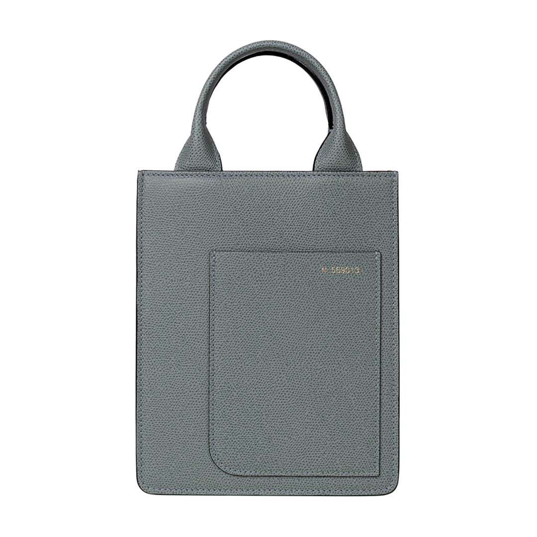 Boxy Top-Handle Mini Bag | Front view of Boxy Top-Handle Mini Bag VALEXTRA