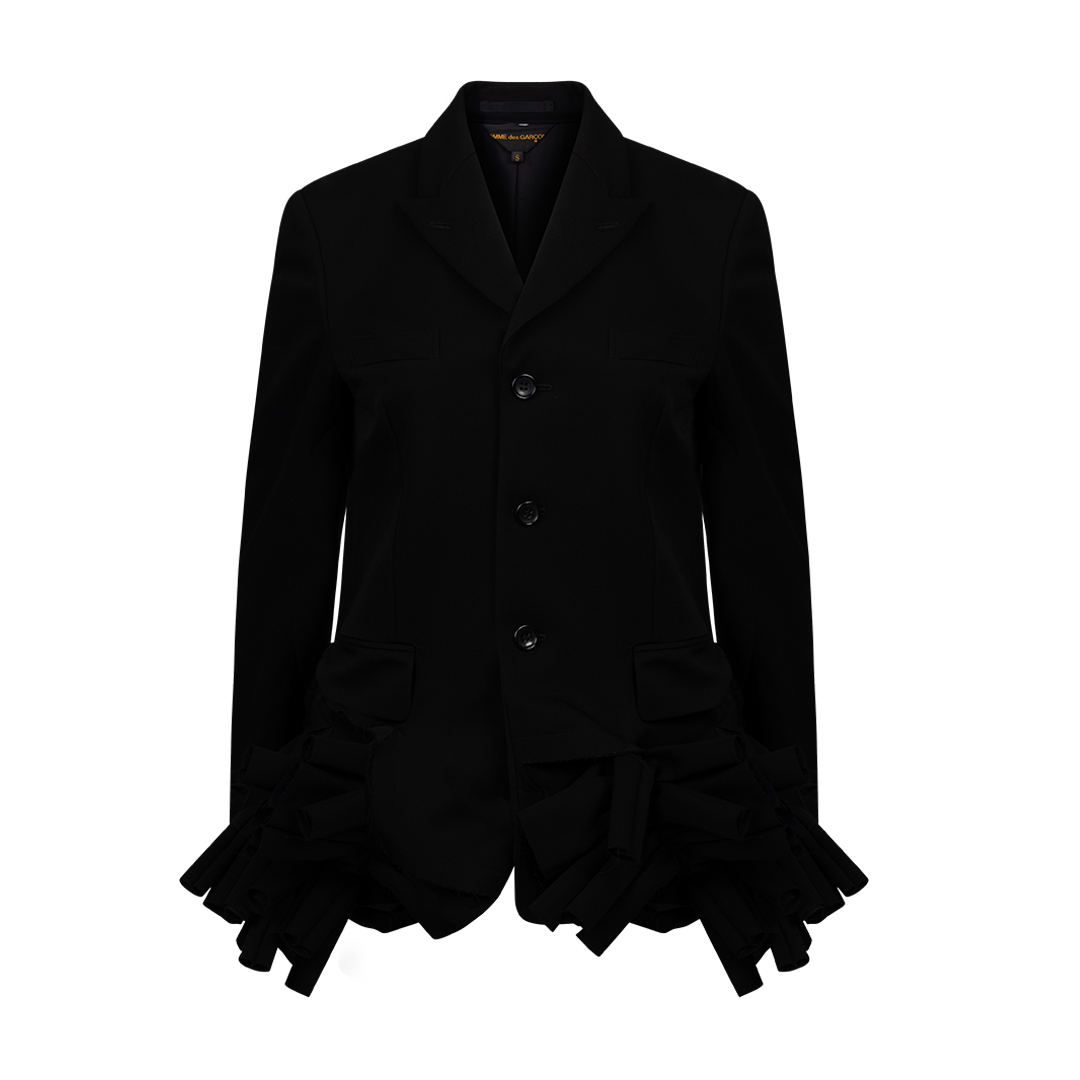 Tie-Detail Wool Jacket | Front view of Tie-Detail Wool Jacket COMME DES GARCONS