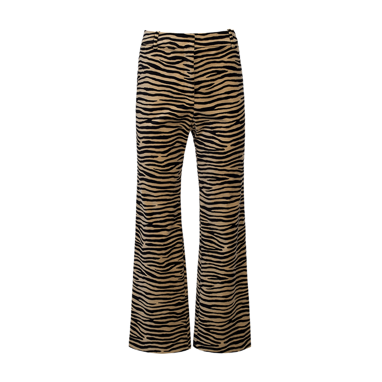 Tiger Print Pants | Front view of Tiger Print Pants RABANNE
