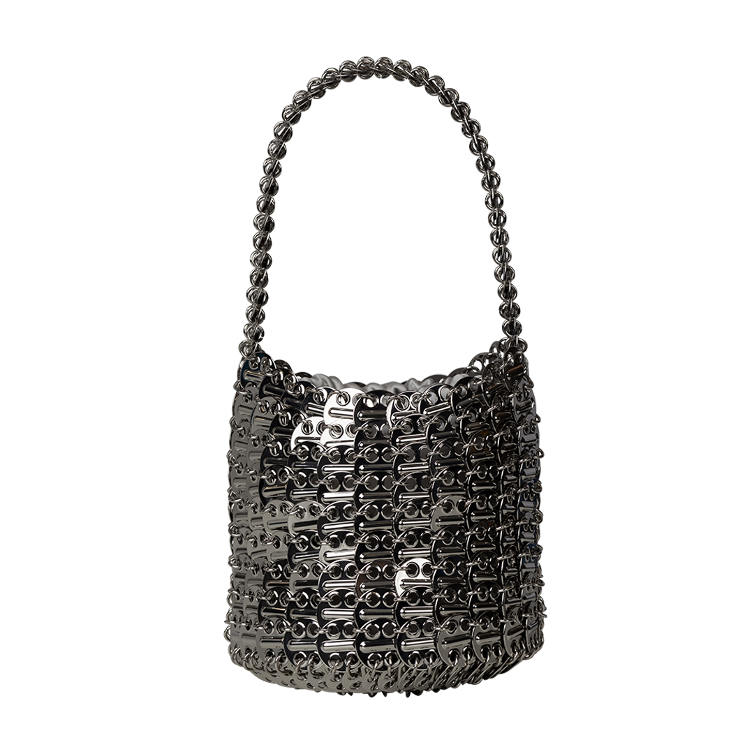 1969 Bucket Bag | Front view of 1969 Bucket Bag RABANNE