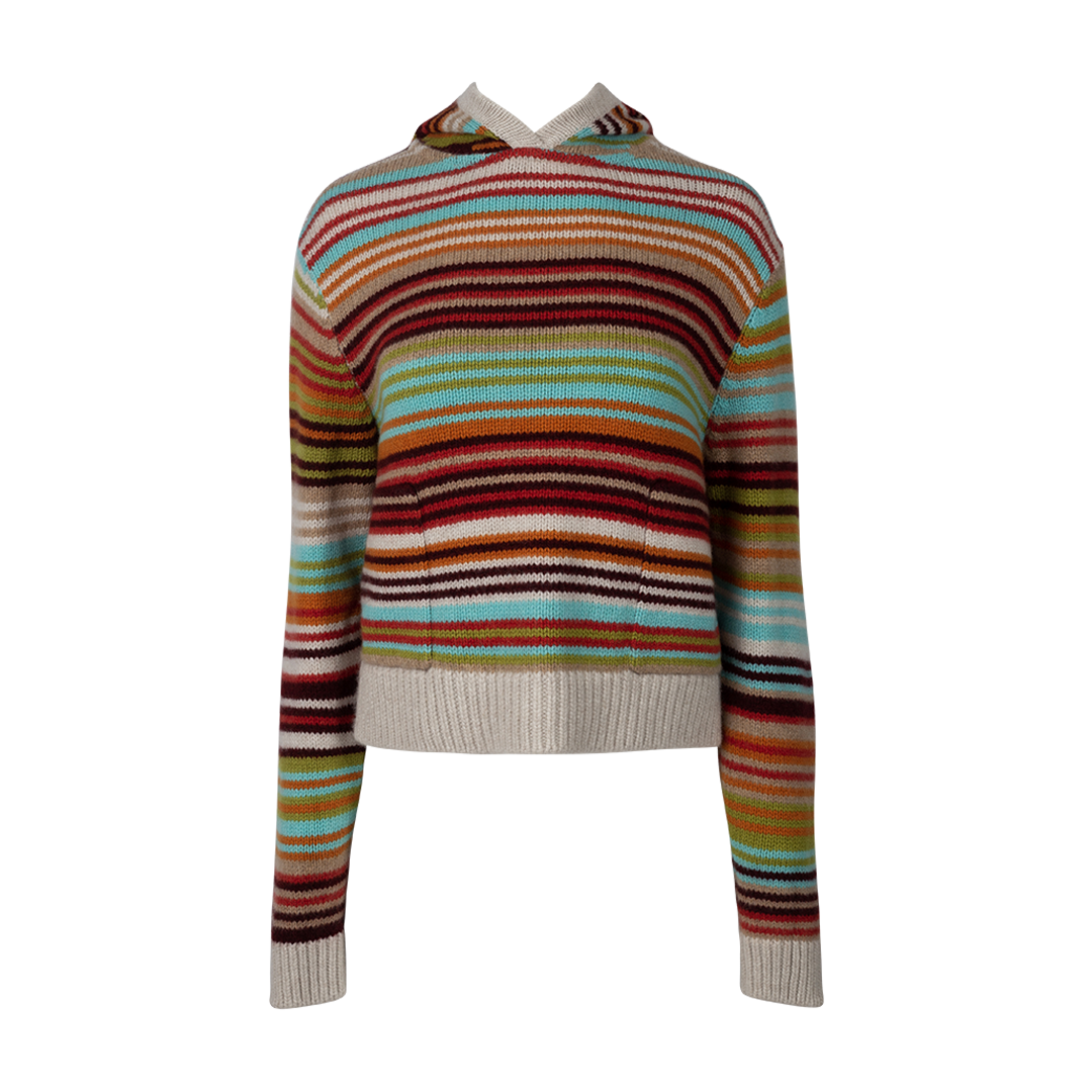 Vista Stripe Hoodie | Front view of Vista Stripe Hoodie THE ELDER STATESMAN