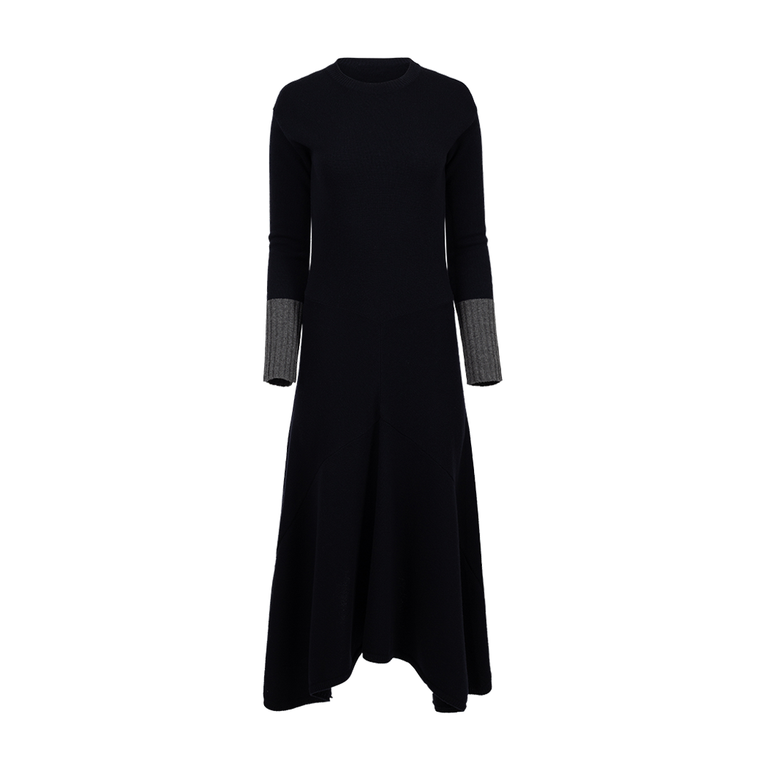 Long-Sleeve Sweater Dress | Front view of Long-Sleeve Sweater Dress PLAN C
