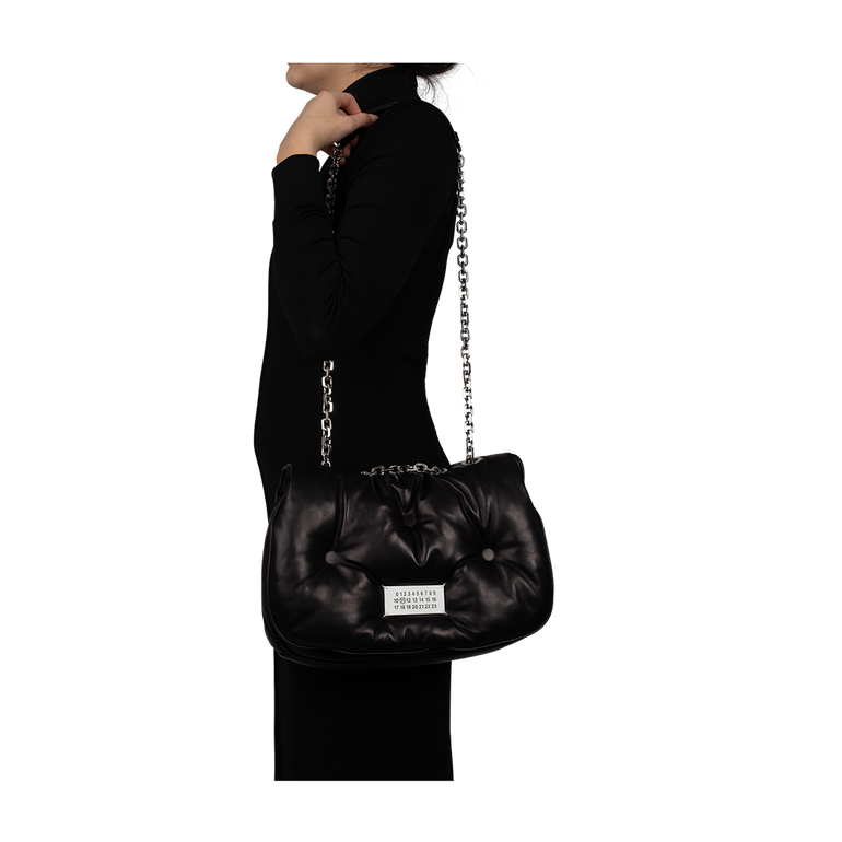 Medium Glam Slam Flap Bag | On-Model view of Medium Glam Slam Flap Bag MAISON MARGIELA