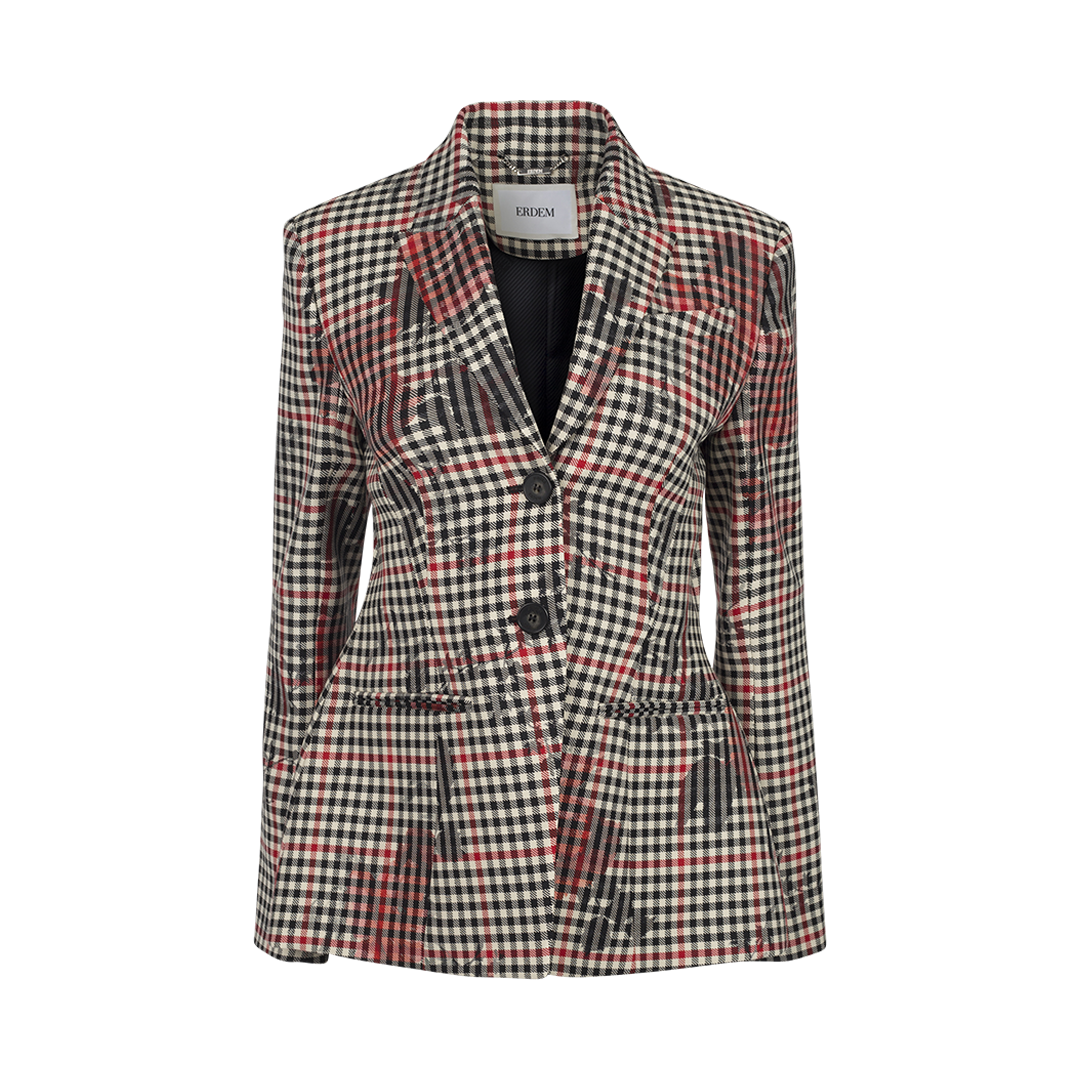 Checked Tailored Jacket