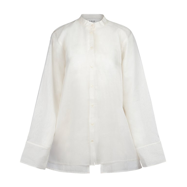 Double Layered Organza Top | Front view of Double Layered Organza Top ROHE