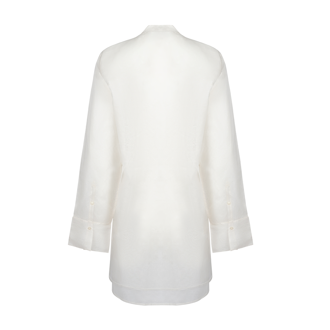 Double Layered Organza Top | Back view of Double Layered Organza Top ROHE