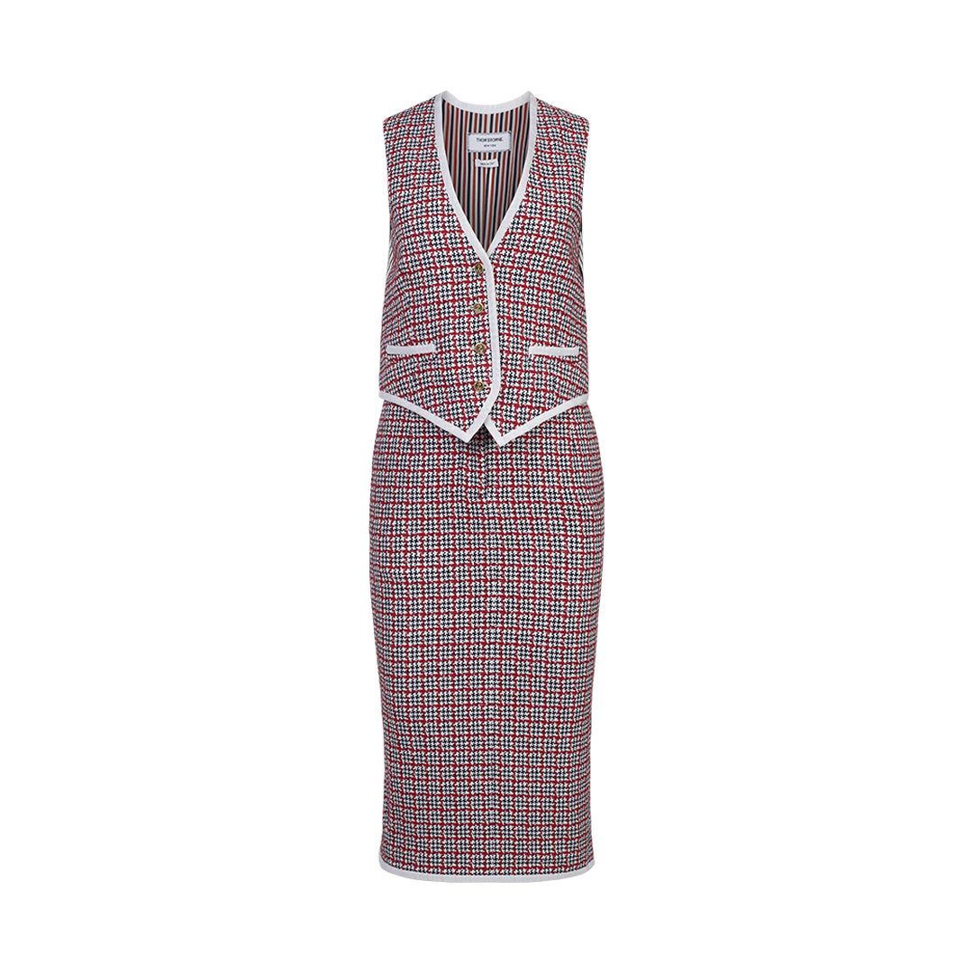 Summer Tweed Midi Dress