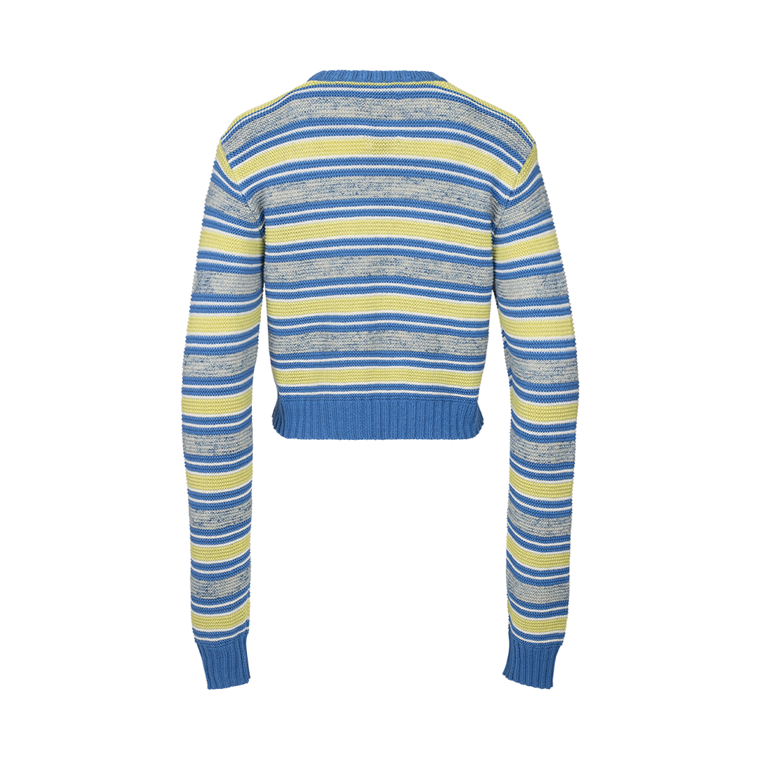 Striped Crewneck Sweater | Back view of Striped Crewneck Sweater ROSIE ASSOULIN