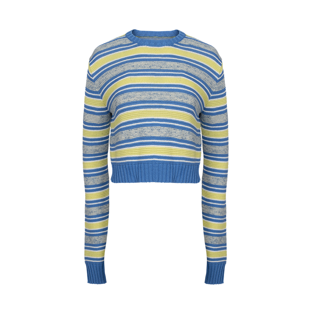Striped Crewneck Sweater | Front view of Striped Crewneck Sweater ROSIE ASSOULIN