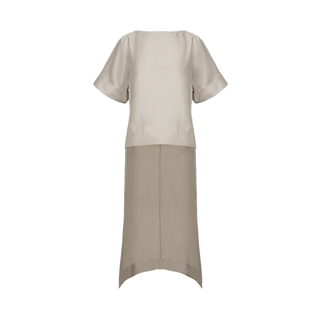 Boxed In Draped Top | Front view of Boxed In Draped Top ROSIE ASSOULIN