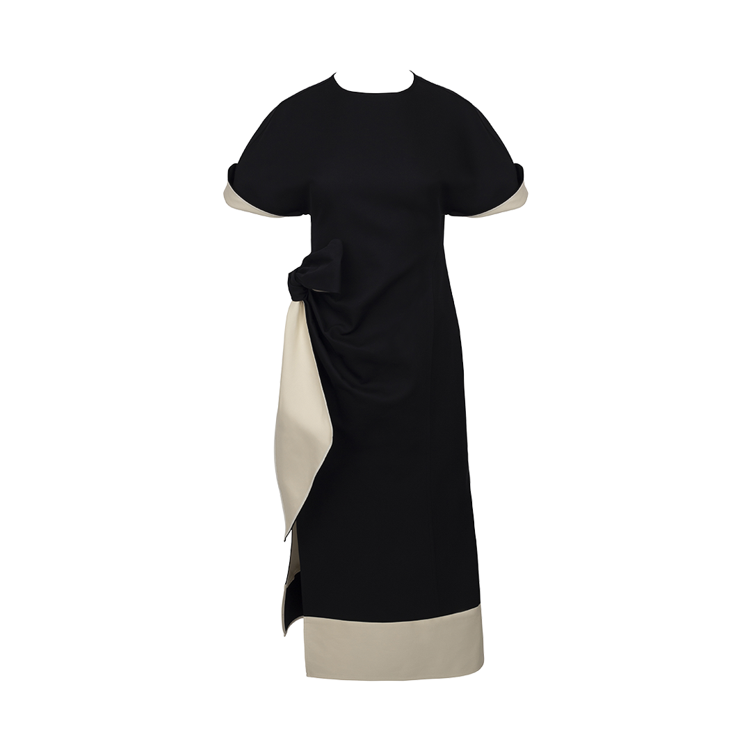 Sash and Slit Midi Dress | Front view of Sash and Slit Midi Dress ROSIE ASSOULIN