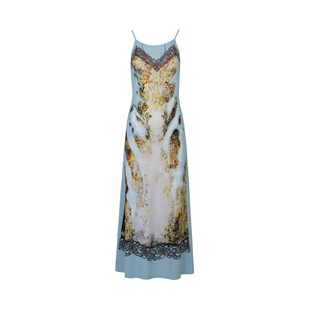 Printed Slip Dress | Front view of Printed Slip Dress Y/PROJECT
