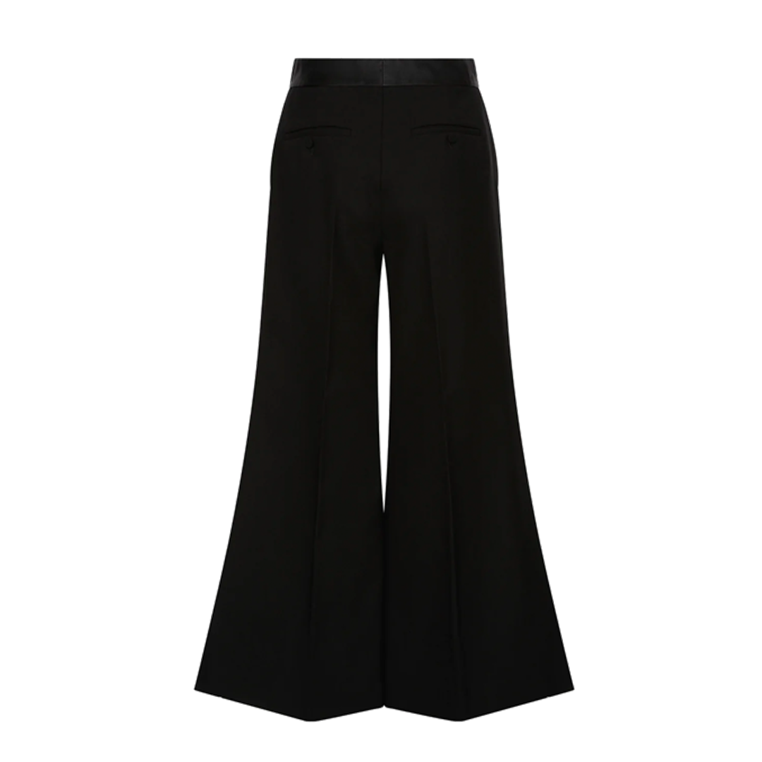 Leonora Cropped Flared Pant | Back view of Leonora Cropped Flared Pant HEIRLOME