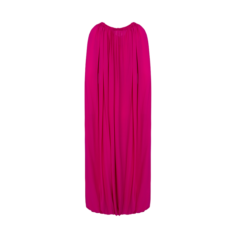Camila Cape Dress | Back view of Camila Cape Dress HEIRLOME
