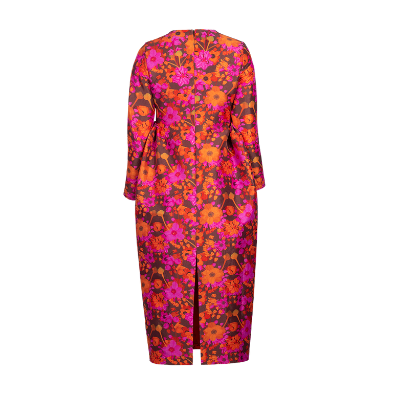 Elvira Floral Dress | Back view of Elvira Floral Dress KIKA VARGAS