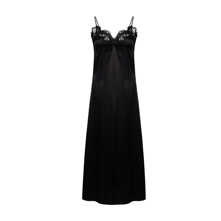 Lace Slip Dress | Front view of Lace Slip Dress CO