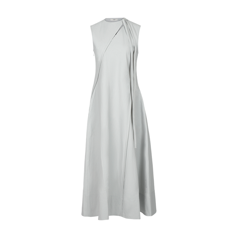 Sleeveless Maxi Slip Dress | Front view of Sleeveless Maxi Slip Dress CO