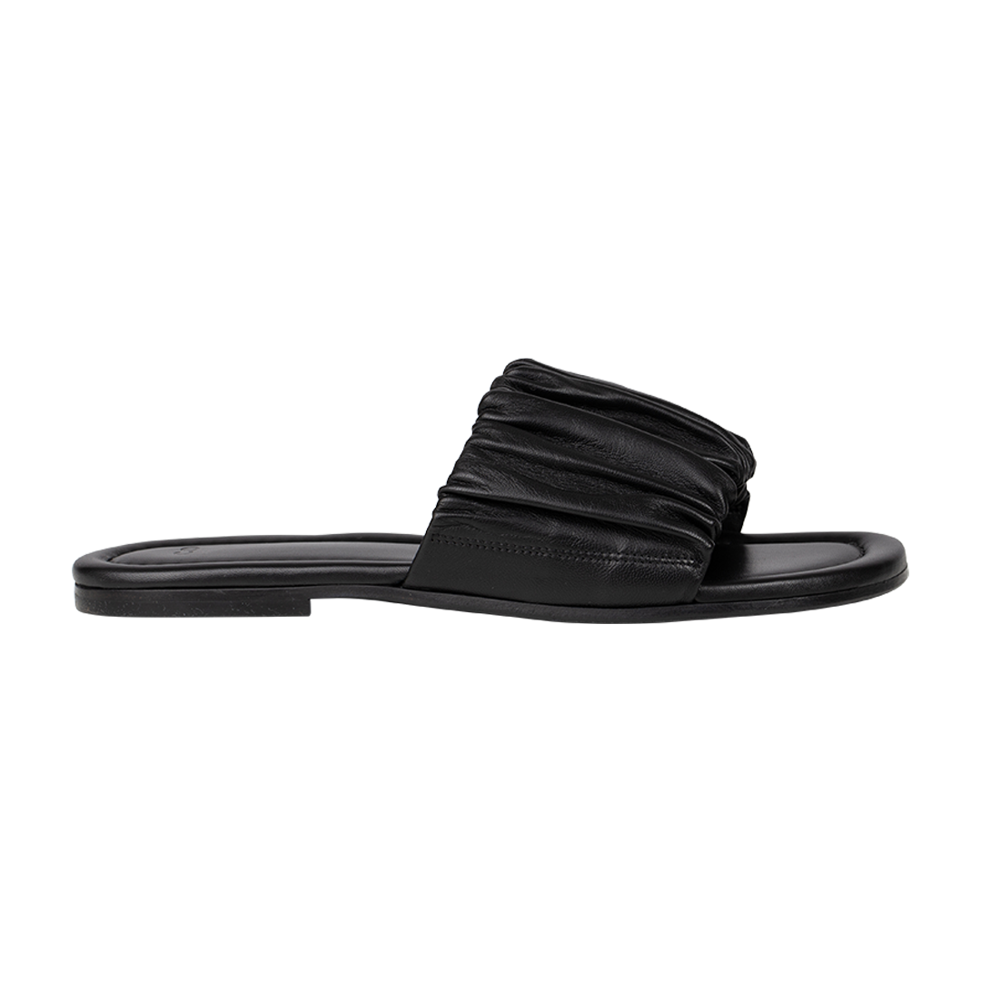 Ruched Slides | Front view of Ruched Slides CO