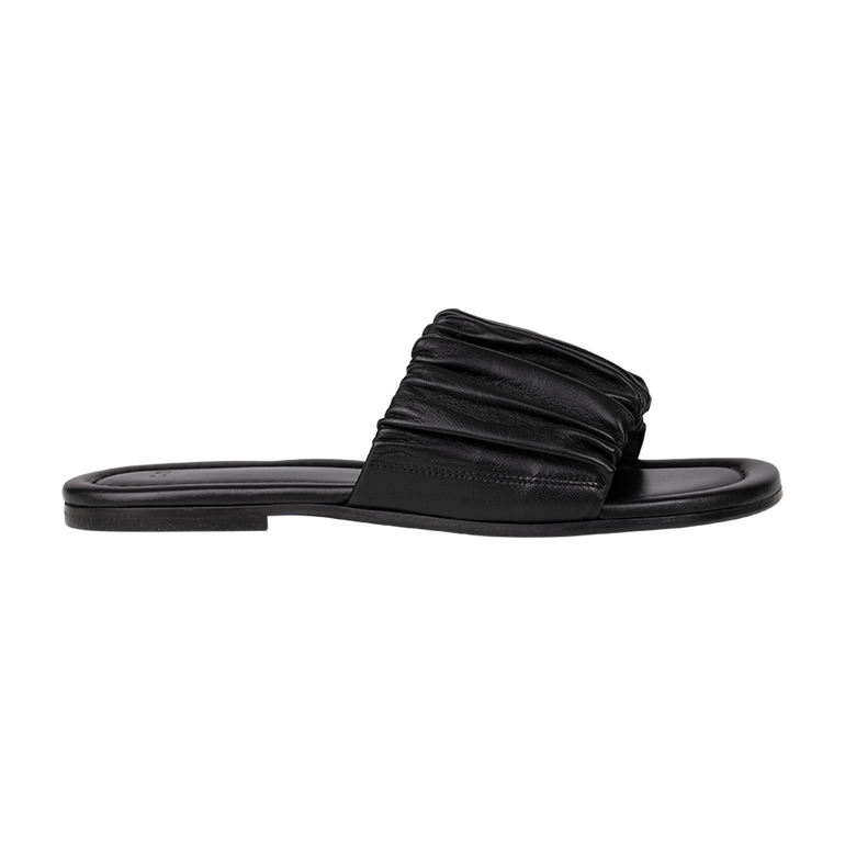 Ruched Slides | Front view of Ruched Slides CO