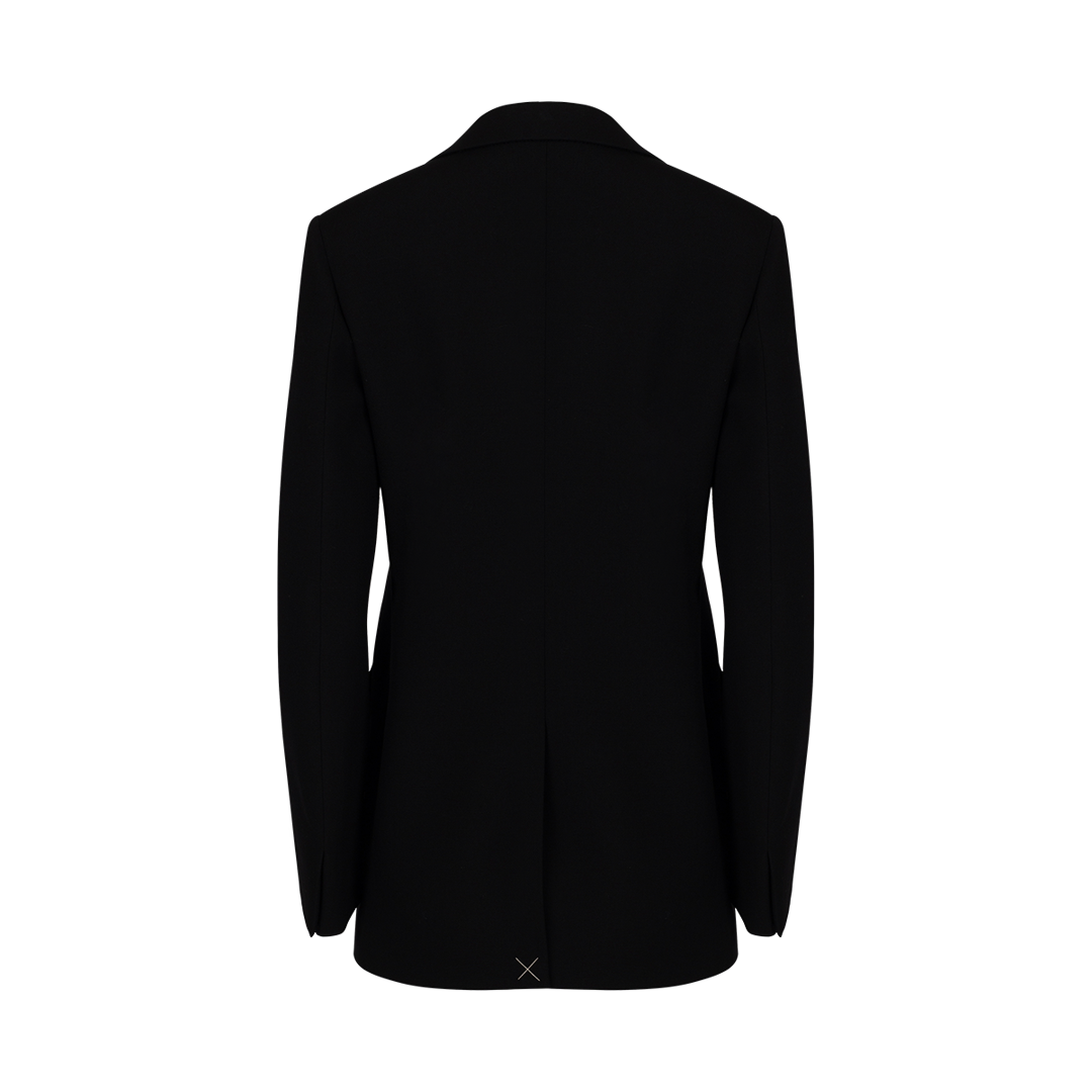 Tailor Made Single-Breasted Blazer | Back view of Tailor Made Single-Breasted Blazer JIL SANDER