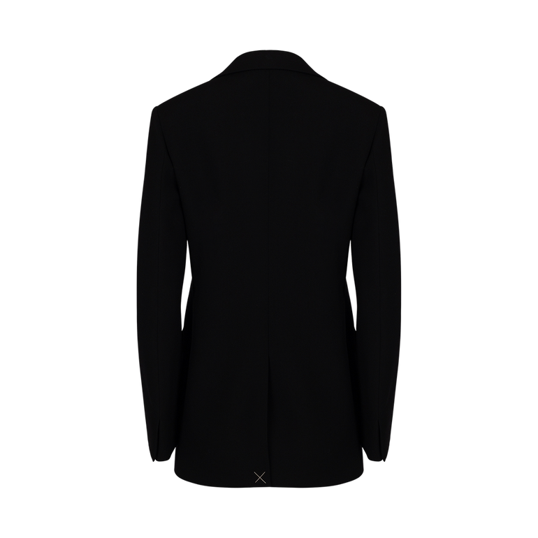 Tailor Made Single-Breasted Blazer | Back view of Tailor Made Single-Breasted Blazer JIL SANDER