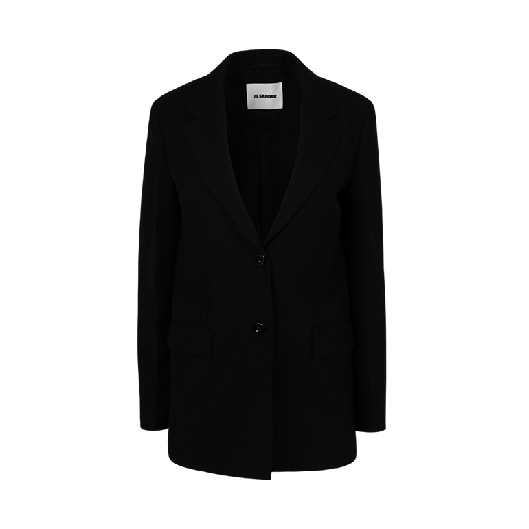 Tailor Made Single-Breasted Blazer | Front view of Tailor Made Single-Breasted Blazer JIL SANDER