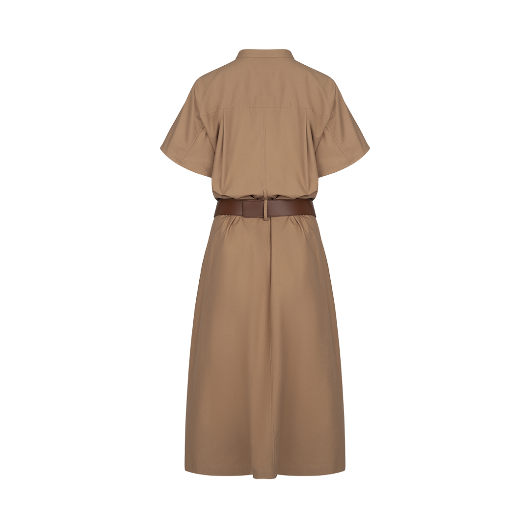 Belted Shirtdress | Back view of Belted Shirtdress JIL SANDER