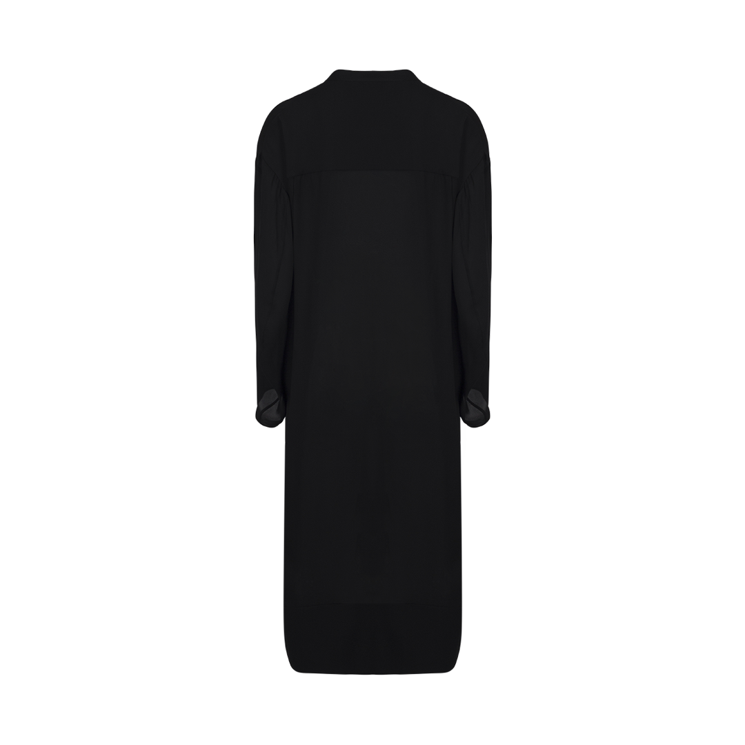 The Brom Silk Dress | Back view of The Brom Silk Dress KHAITE