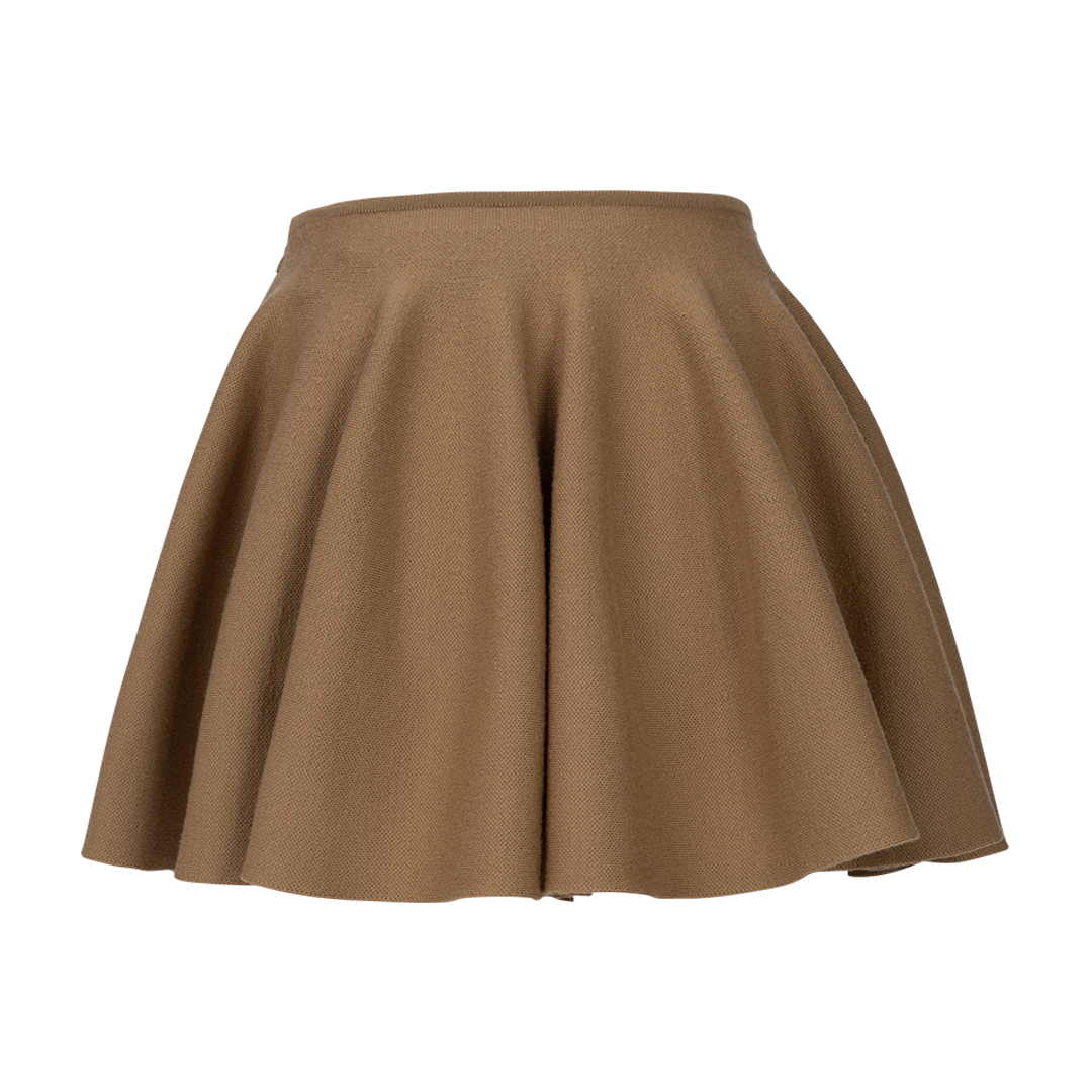 Ulli Circle Miniskirt | Back view of Ulli Circle Miniskirt KHAITE