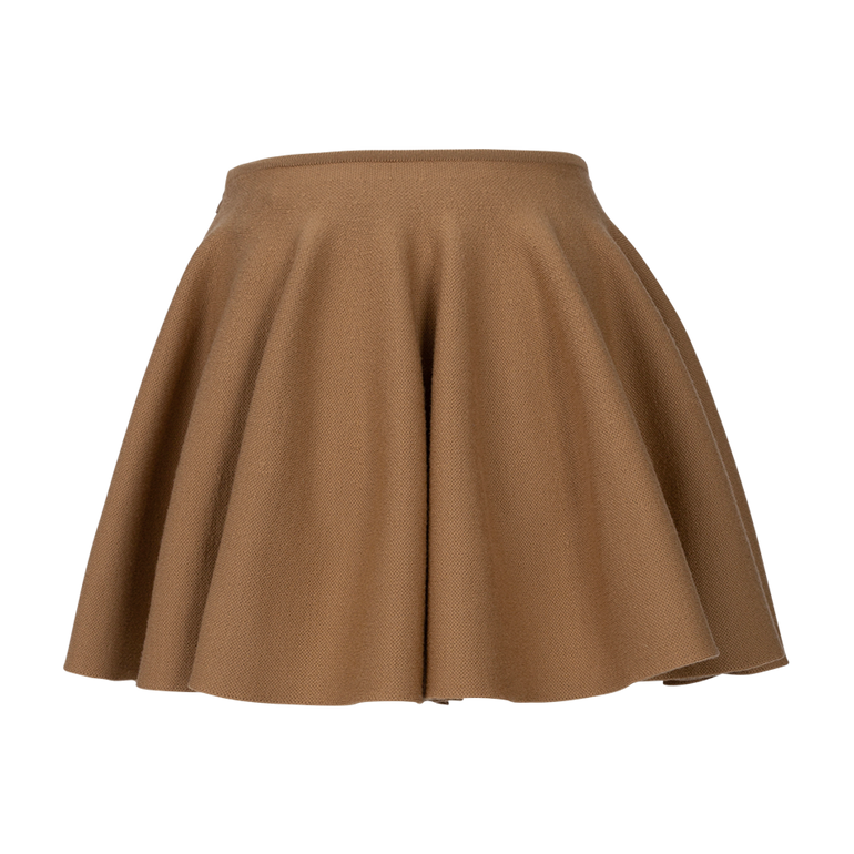 Ulli Circle Miniskirt | Back view of Ulli Circle Miniskirt KHAITE