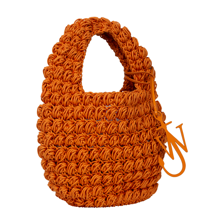 Popcorn Basket Top-Handle Bag | Side view of Popcorn Basket Top-Handle Bag J.W. ANDERSON