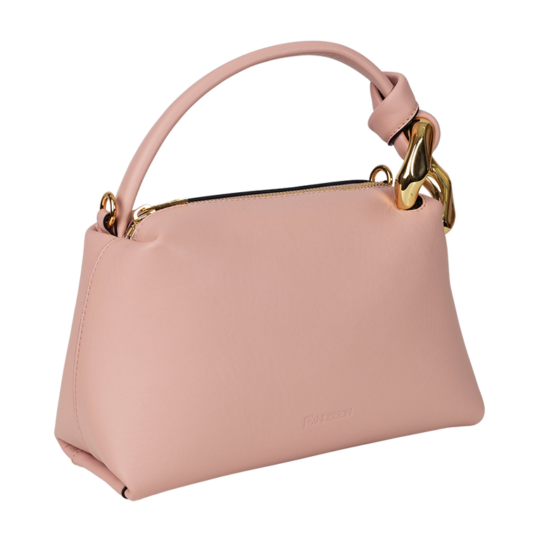 Small Corner Bag Dusty Rose | Side view of Small Corner Bag Dusty Rose J.W. ANDERSON