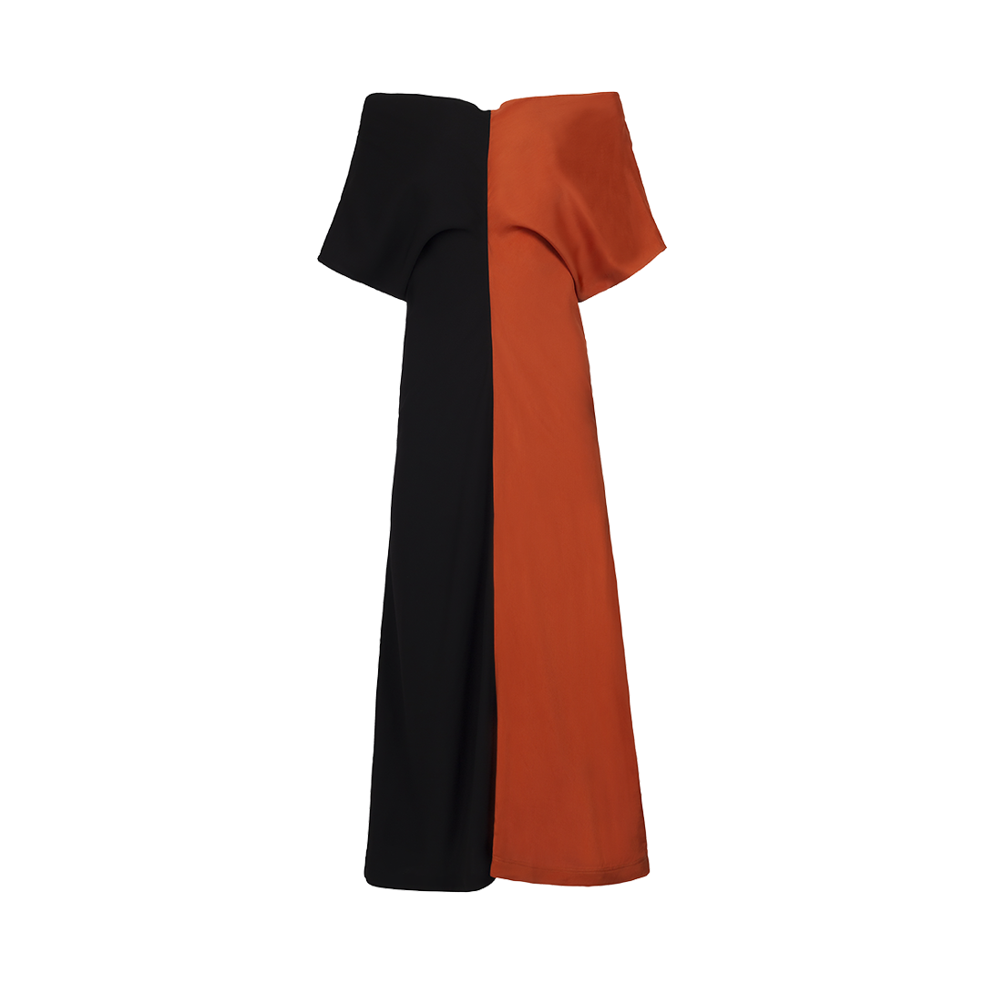 Draped Neck Dress | Front view of Draped Neck Dress COLVILLE