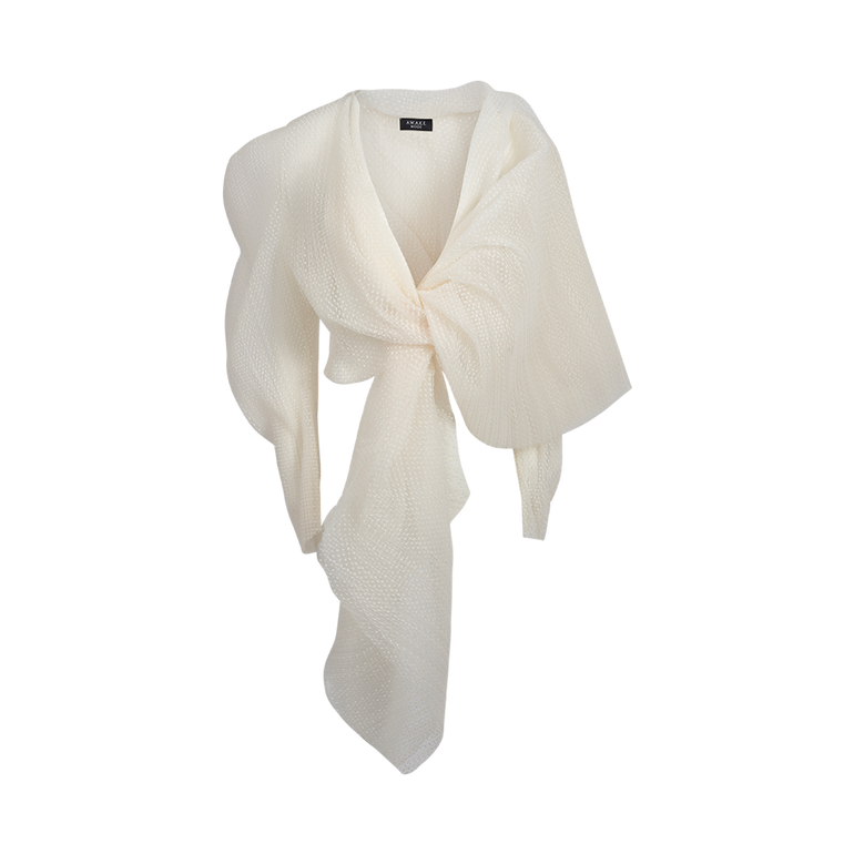 Voluminous Front Knot Top | Front view of Voluminous Front Knot Top AWAKE MODE