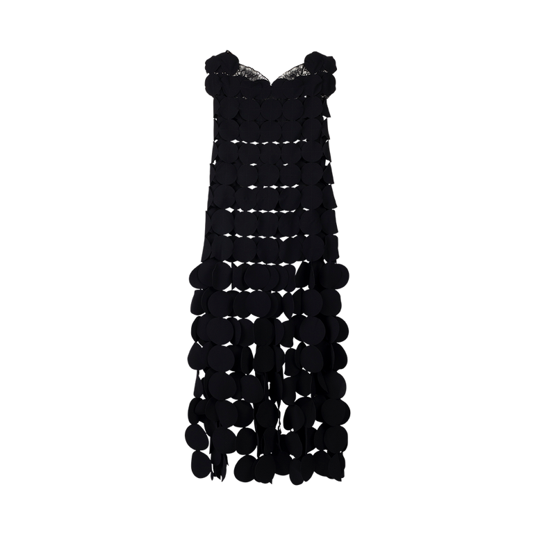 Layered Multi-Circle Dress | Back view of Layered Multi-Circle Dress AWAKE MODE