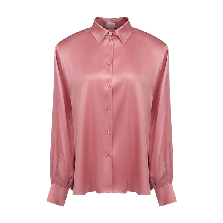 Long-Sleeved Silk Shirt | Front view of Long-Sleeved Silk Shirt MAGDA BUTRYM