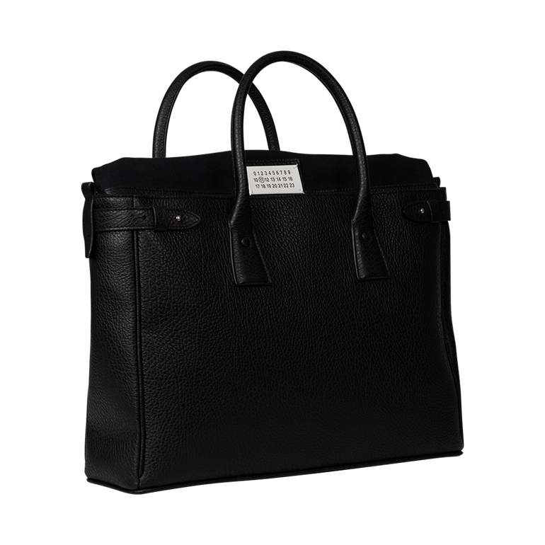 5AC Daily Top-Handle Bag | Side view of 5AC Daily Top-Handle Bag MAISON MARGIELA