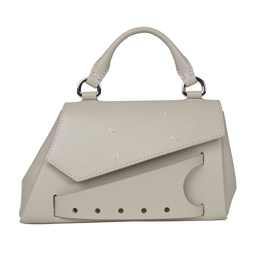 Micro Asymmetric Top-Handle Bag | Front view of Micro Asymmetric Top-Handle Bag MAISON MARGIELA 
