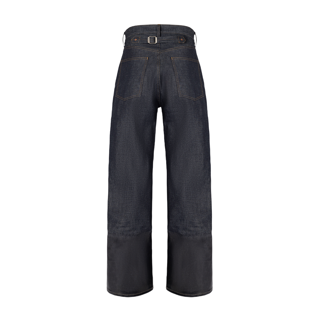 Five-Pocket Denim Jeans | Back view of Five-Pocket Denim Jeans MAISON MARGIELA