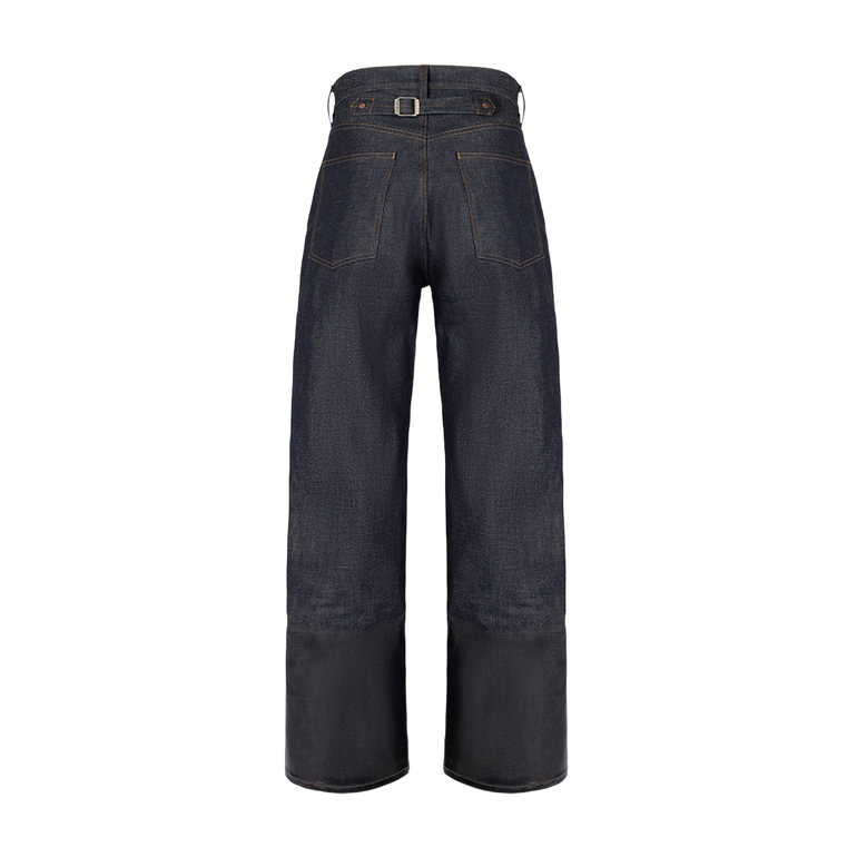 Five-Pocket Denim Jeans | Back view of Five-Pocket Denim Jeans MAISON MARGIELA