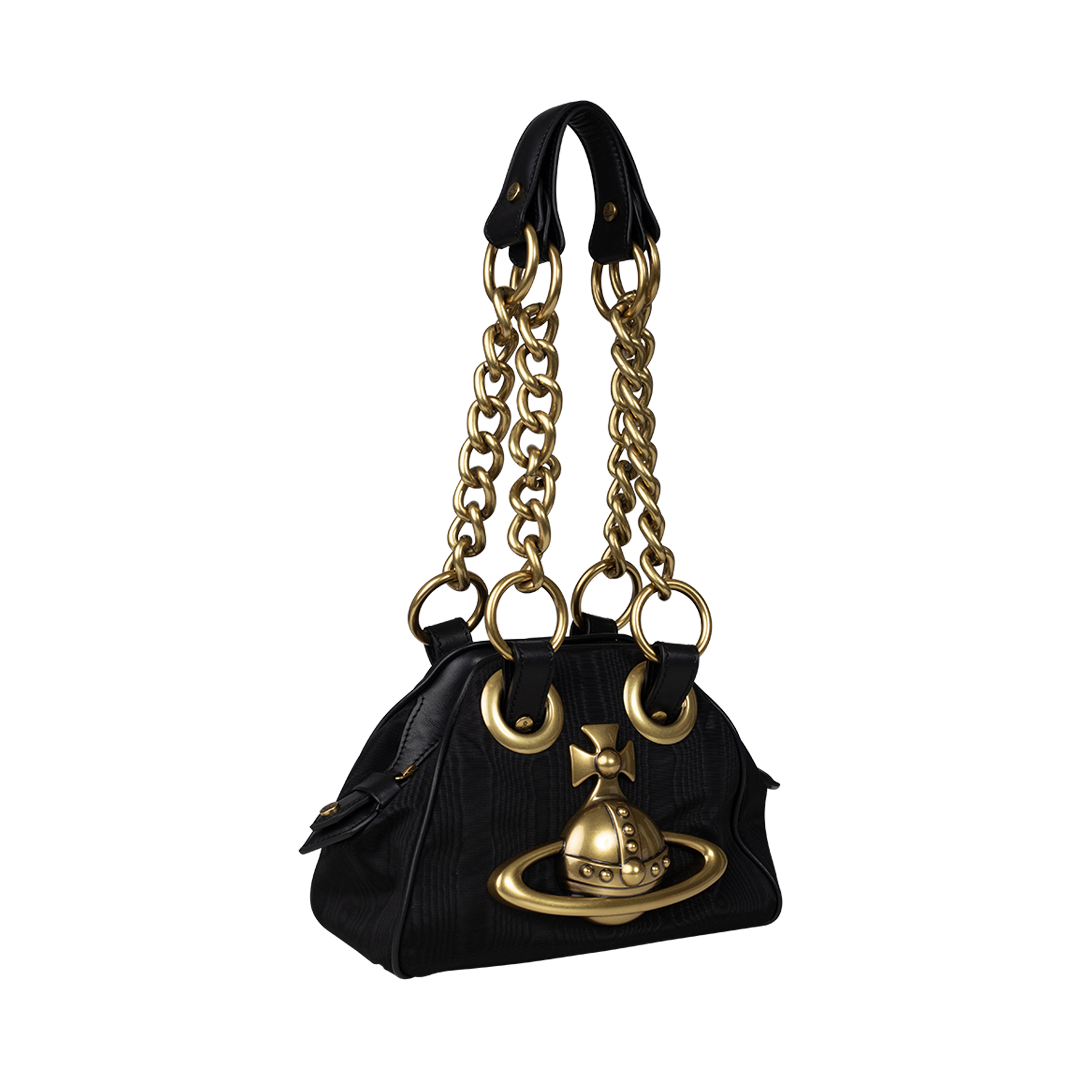 Archive Chain Embossed Bag | Side view of Archive Chain Embossed Bag VIVIENNE WESTWOOD