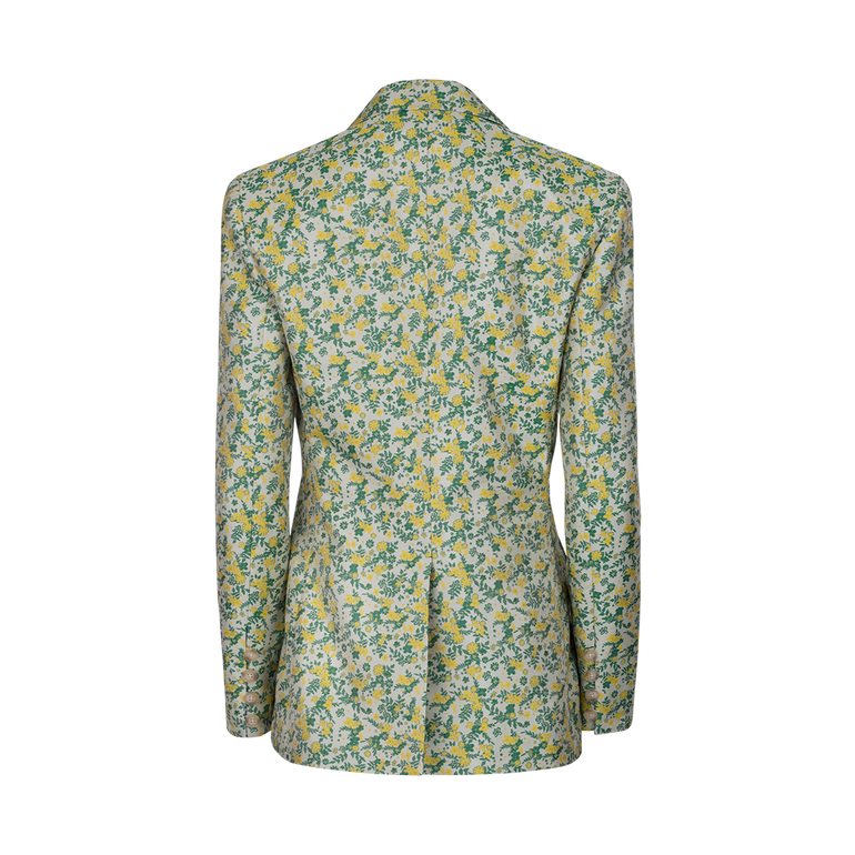 Floral Tailored Blazer | Back view of Floral Tailored Blazer ROSIE ASSOULIN
