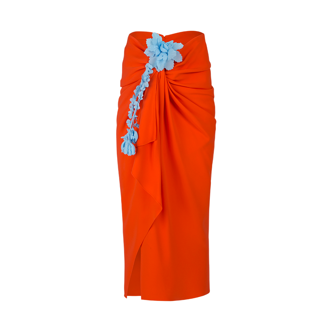 Sarong But So Right Maxi Skirt | Front view of Sarong But So Right Maxi Skirt ROSIE ASSOULIN