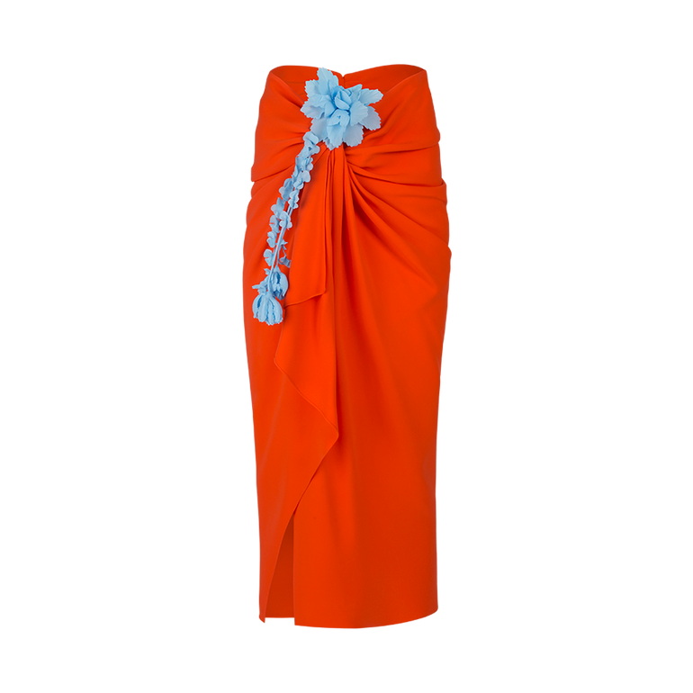 Sarong But So Right Maxi Skirt | Front view of Sarong But So Right Maxi Skirt ROSIE ASSOULIN