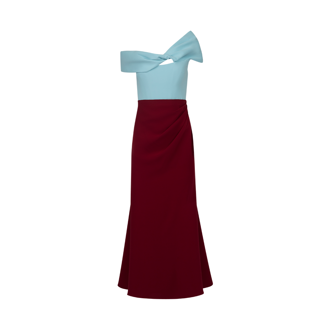Twisted Shoulder Dress | Front view of Twisted Shoulder Dress ROSIE ASSOULIN