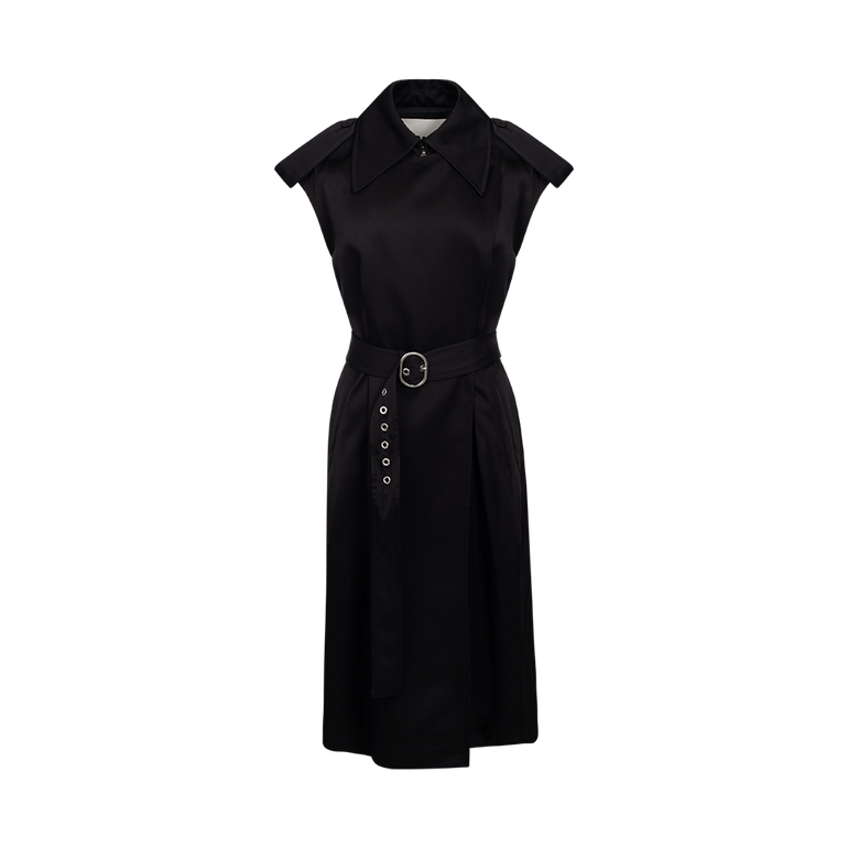 Sleeveless Trench Coat | Front view of Sleeveless Trench Coat JIL SANDER