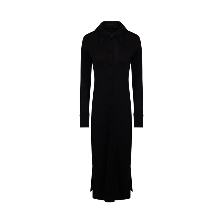 Long-Sleeve Midi Shirtdress | Front view of Long-Sleeve Midi Shirtdress JIL SANDER