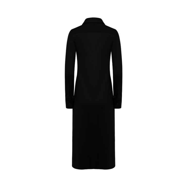 Long-Sleeve Midi Shirtdress | Back view of Long-Sleeve Midi Shirtdress JIL SANDER